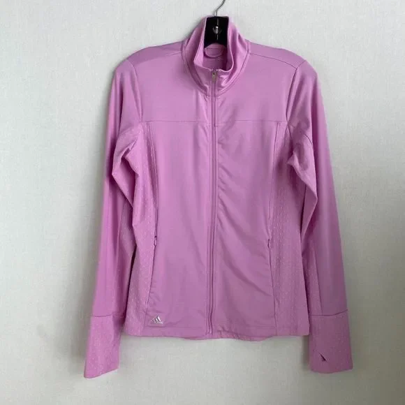 ADIDAS Purple Zip Jacket - Picture 1 of 8